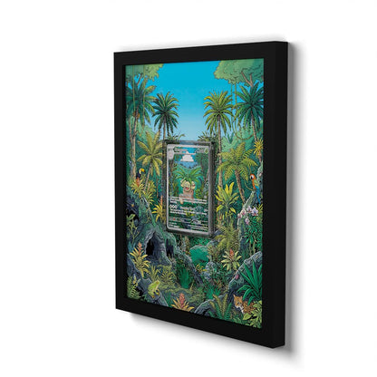 135 Exeggutor - Extended Artwork Framed Pokemon Card Display