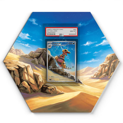 136/086 Krokorok - Extended Artwork Pokemon Card Display