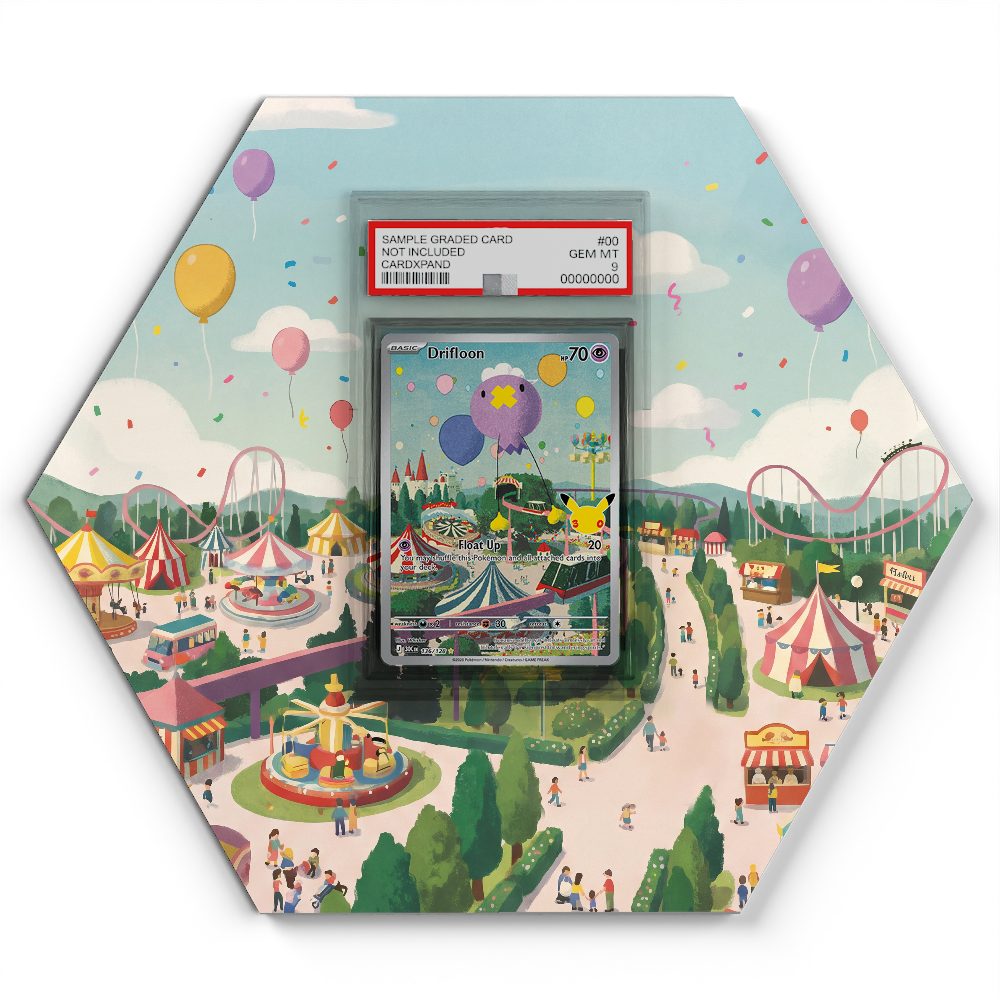 136/128 Drifloon - Extended Artwork Pokemon Card Display