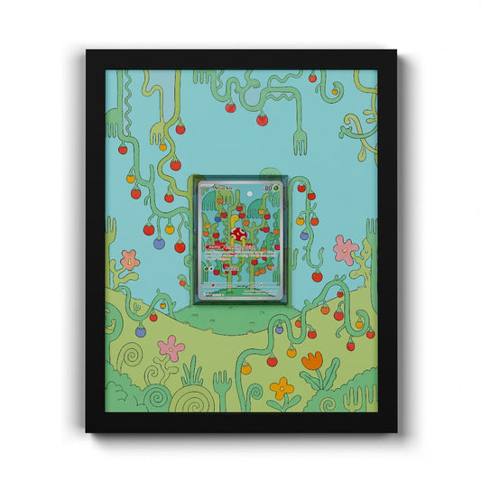 136 Shuckle - Extended Artwork Framed Pokemon Card Display