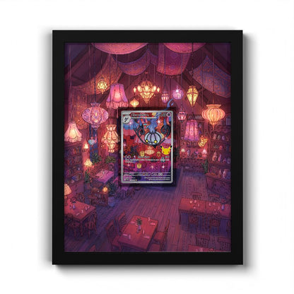 137/128 Chandelure - Extended Artwork Pokemon Card Frame