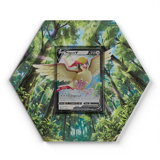137/196 Pidgeot V - Extended Artwork Pokemon Card Display