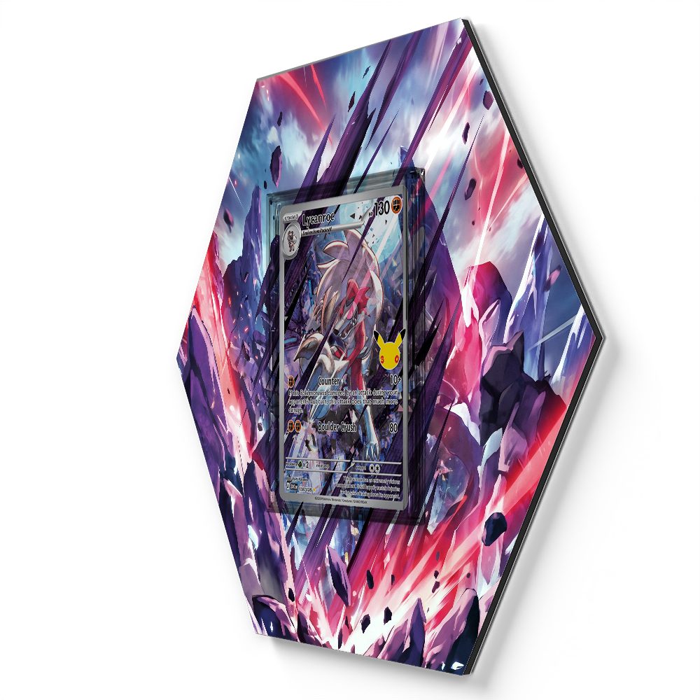 138/128 Lycanroc - Extended Artwork Pokemon Card Display