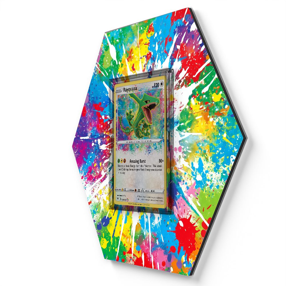 138/185 Rayquaza - Extended Artwork Pokemon Card Display
