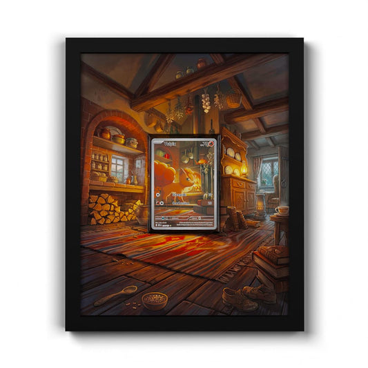 138 Vulpix - Extended Artwork Framed Pokemon Card Display