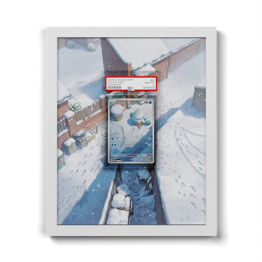 140 Snover - Extended Artwork Framed Pokemon Card Display