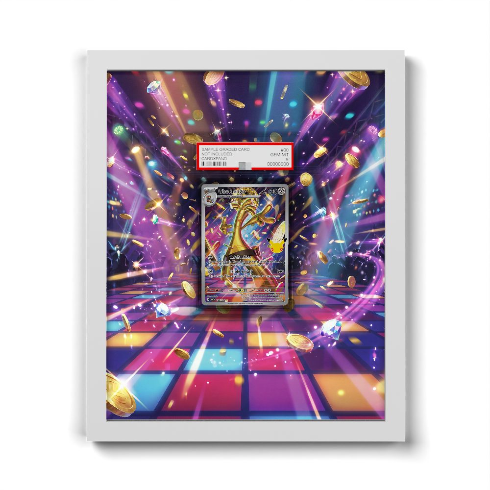 142/128 Gholdengo - Extended Artwork Pokemon Card Frame