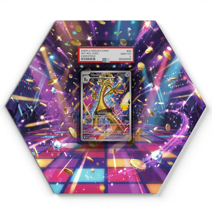 142/128 Gholdengo - Extended Artwork Pokemon Card Display