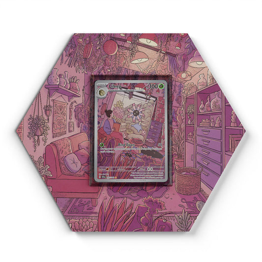 145/142 Lileep - Extended Artwork Pokemon Card Display