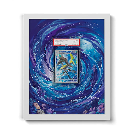 142 Inteleon - Extended Artwork Framed Pokemon Card Display
