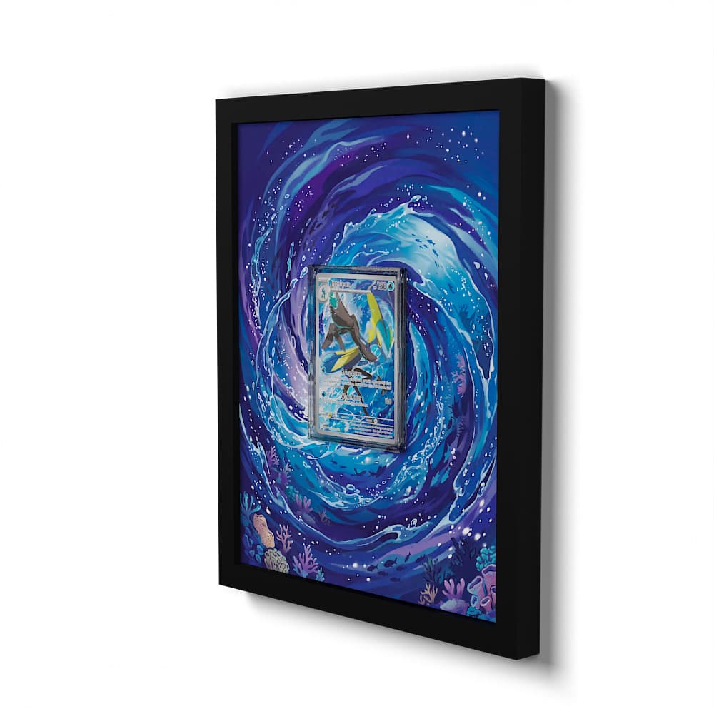142 Inteleon - Extended Artwork Framed Pokemon Card Display