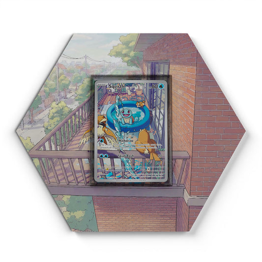 148/142 Squirtle - Extended Artwork Pokemon Card Display