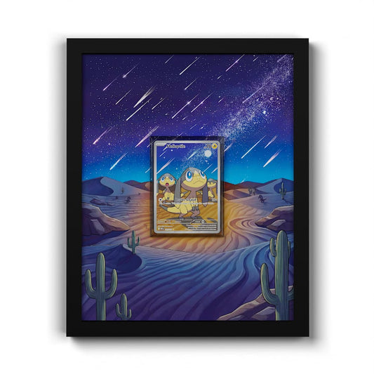 143 Helioptile - Extended Artwork Framed Pokemon Card Display
