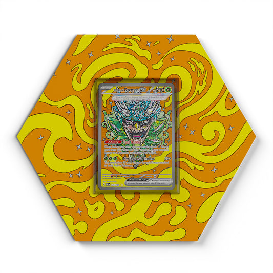 145/131 Teal Mask Ogerpon EX - Extended Artwork Pokemon Card Display