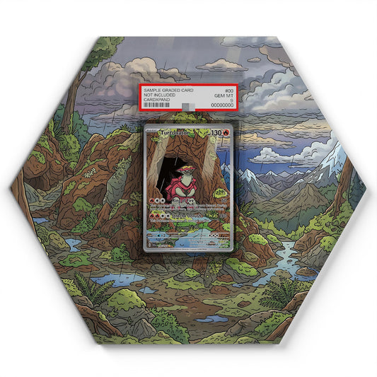 146/142 Turtonator - Extended Artwork Pokemon Card Display