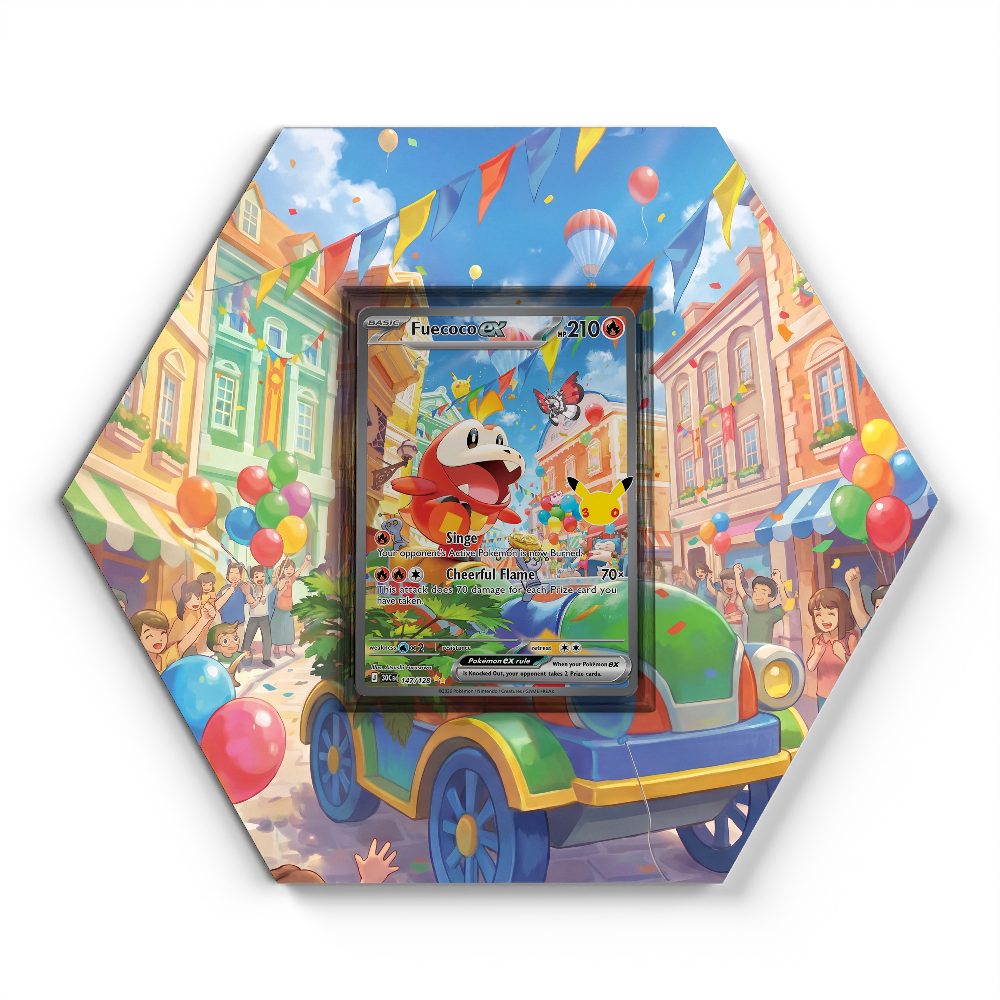 147/128 Fuecoco - Extended Artwork Pokemon Card Display