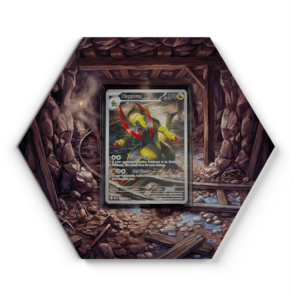 147/086 Haxorus - Extended Artwork Pokemon Card Display