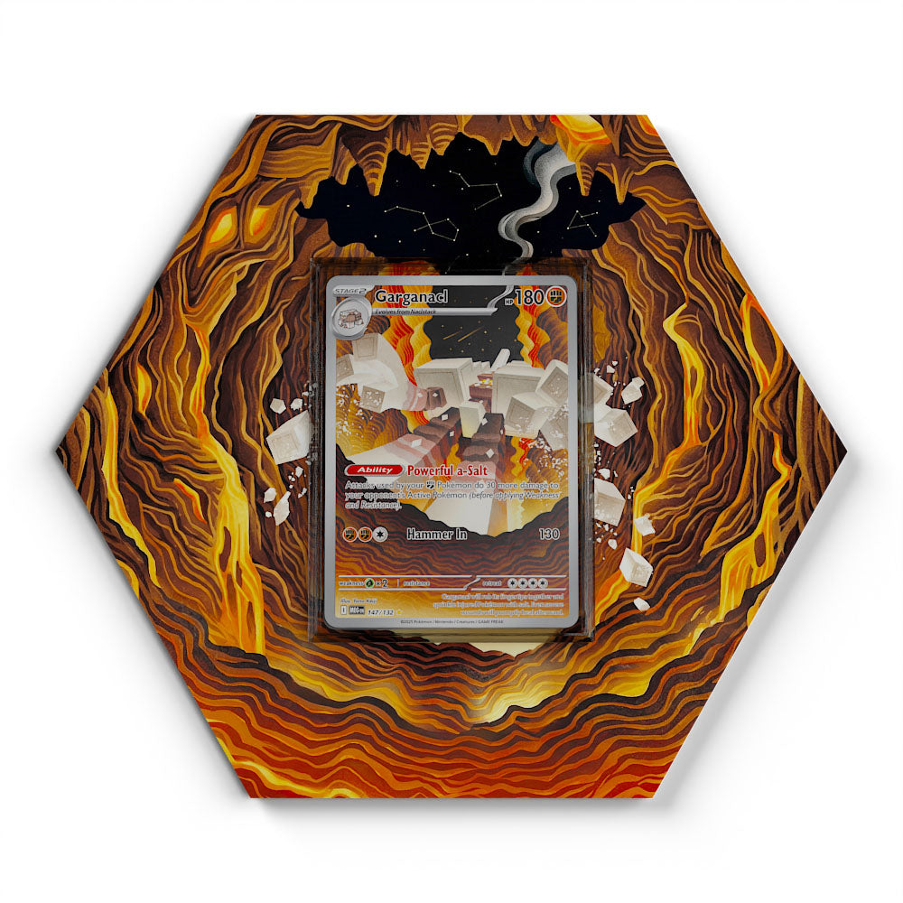 147/132 Gargnacl - Extended Artwork Pokemon Card Display