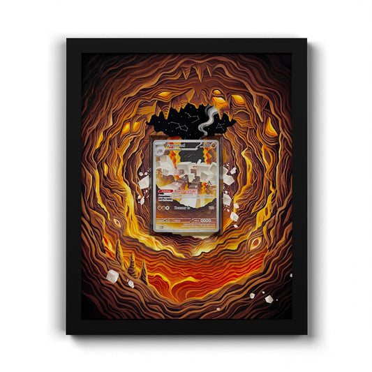 147 Garganacl - Extended Artwork Framed Pokemon Card Display