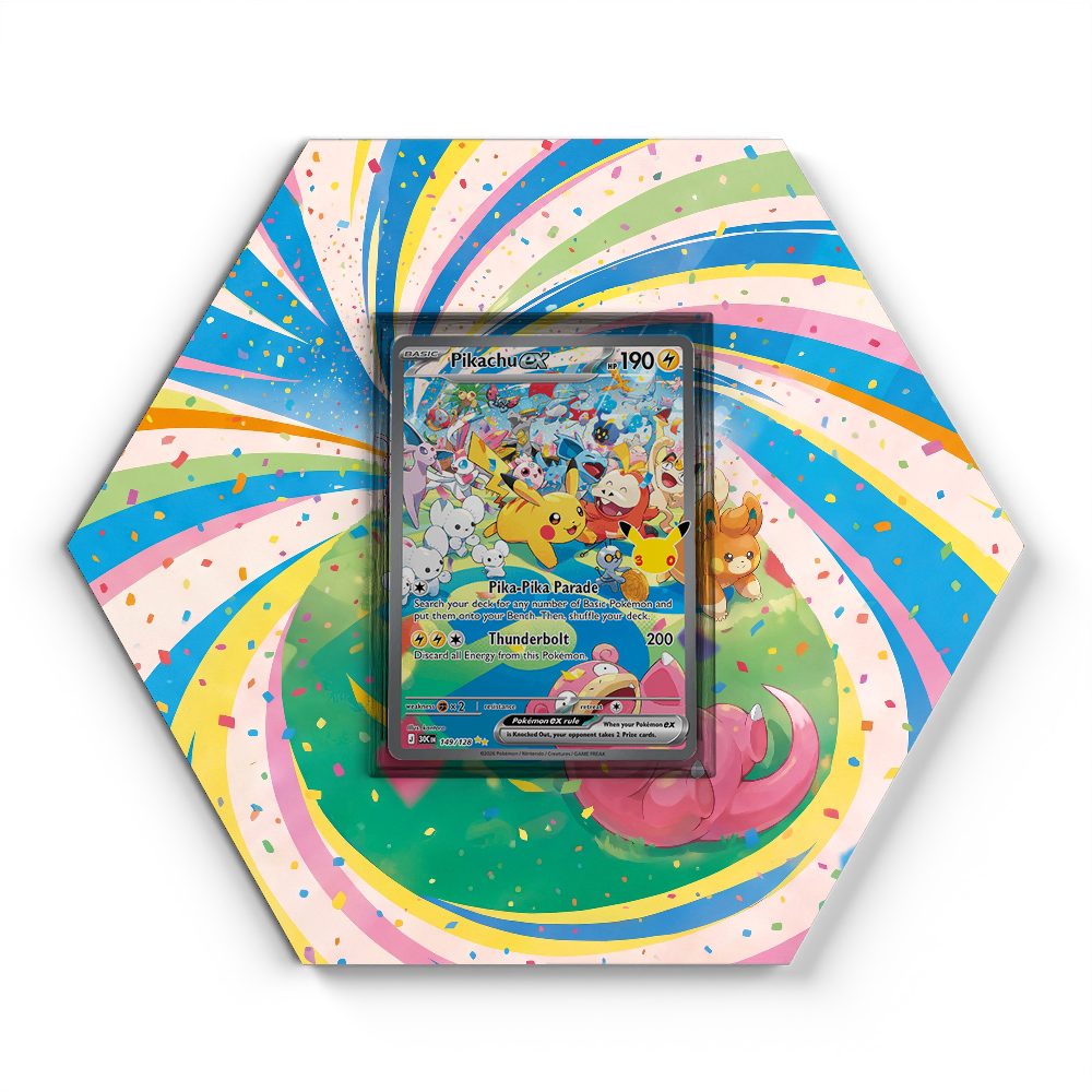 149/128 Pikachu ex - Extended Artwork Pokemon Card Display