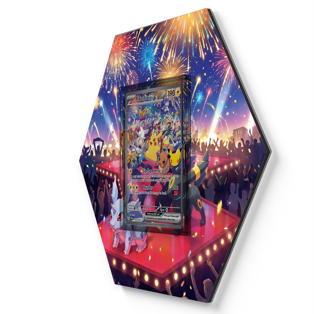 150/128 Pikachu ex - Extended Artwork Pokemon Card Display