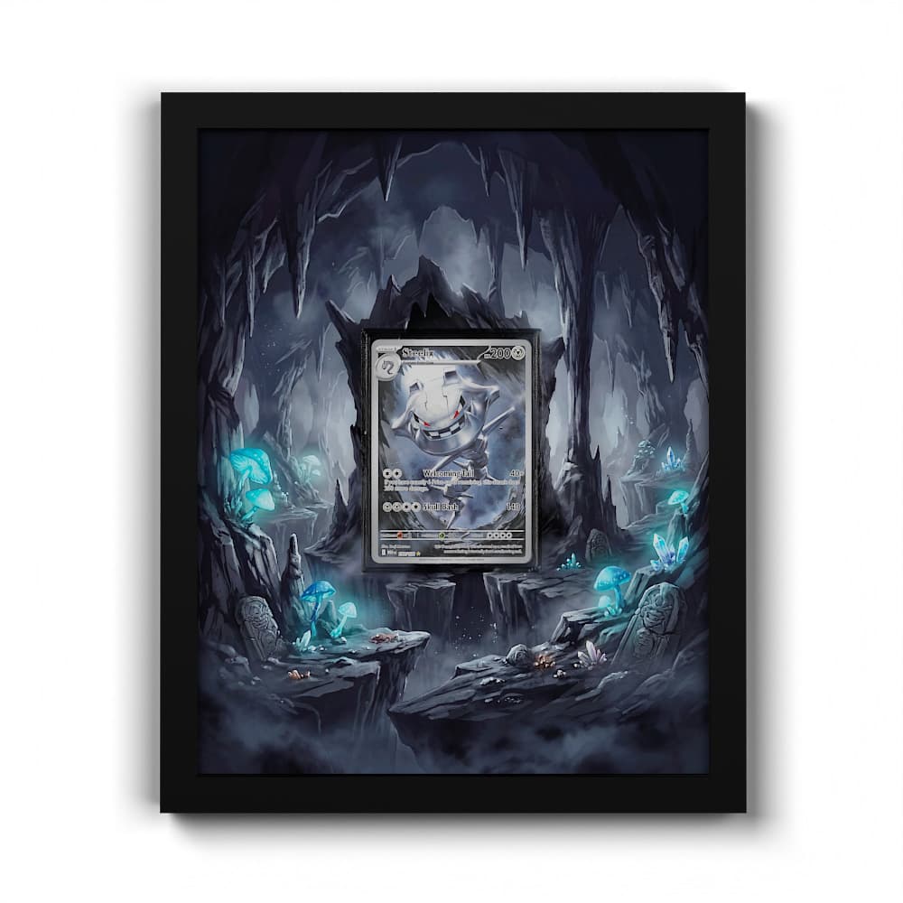 150 Steelix - Extended Artwork Framed Pokemon Card Display