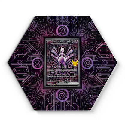 151/128 Mewtwo ex - Extended Artwork Pokemon Card Display