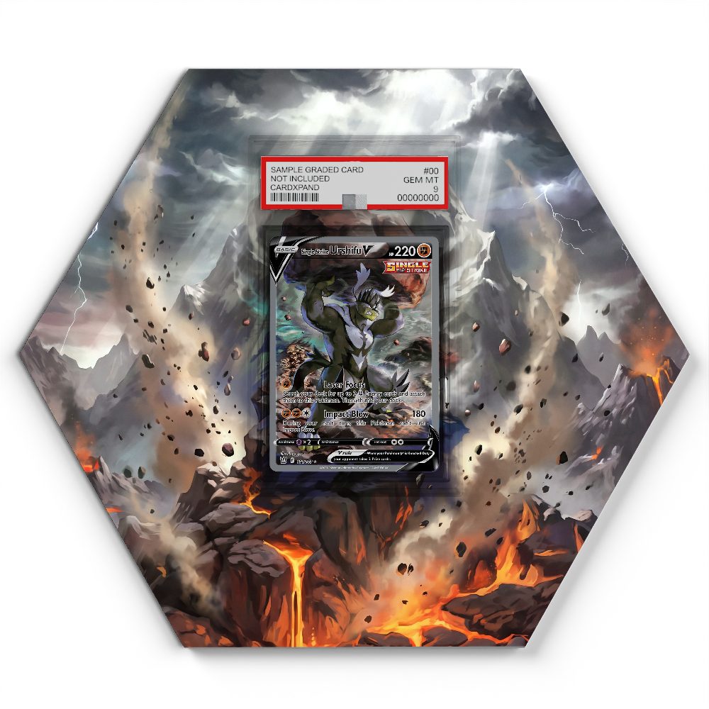 151/163 Single Strike Urshifu V - Extended Artwork Pokemon Card Display
