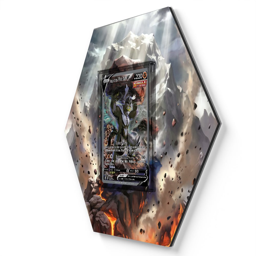 151/163 Single Strike Urshifu V - Extended Artwork Pokemon Card Display