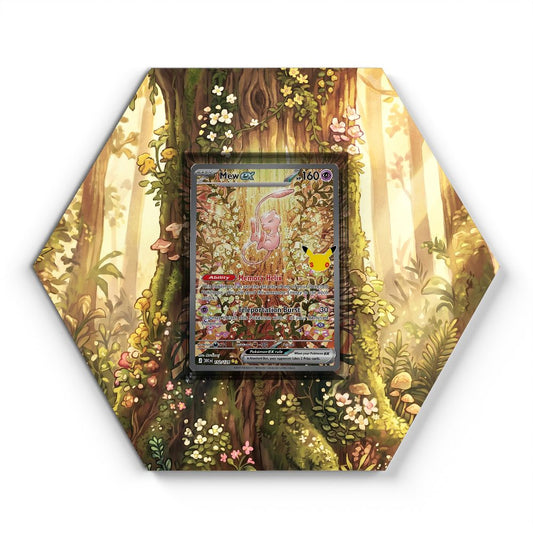 152/128 Mew EX - Extended Artwork Pokemon Card Display