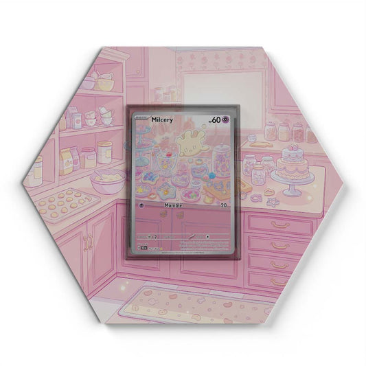 152/142 Milcery - Extended Artwork Pokemon Card Display