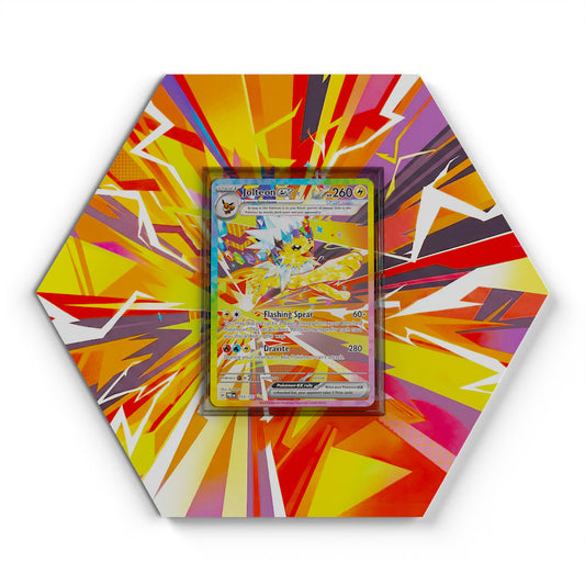 153/131 Jolteon EX - Extended Artwork Pokemon Card Display