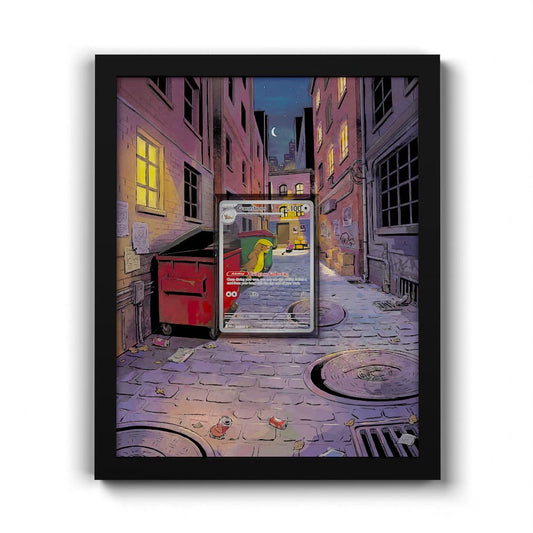 153 Gumshoos - Extended Artwork Framed Pokemon Card Display