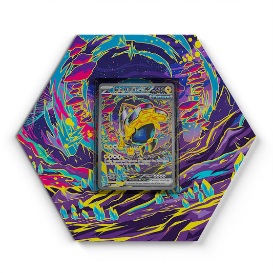 154/131 Iron Hands EX - Extended Artwork Pokemon Card Display