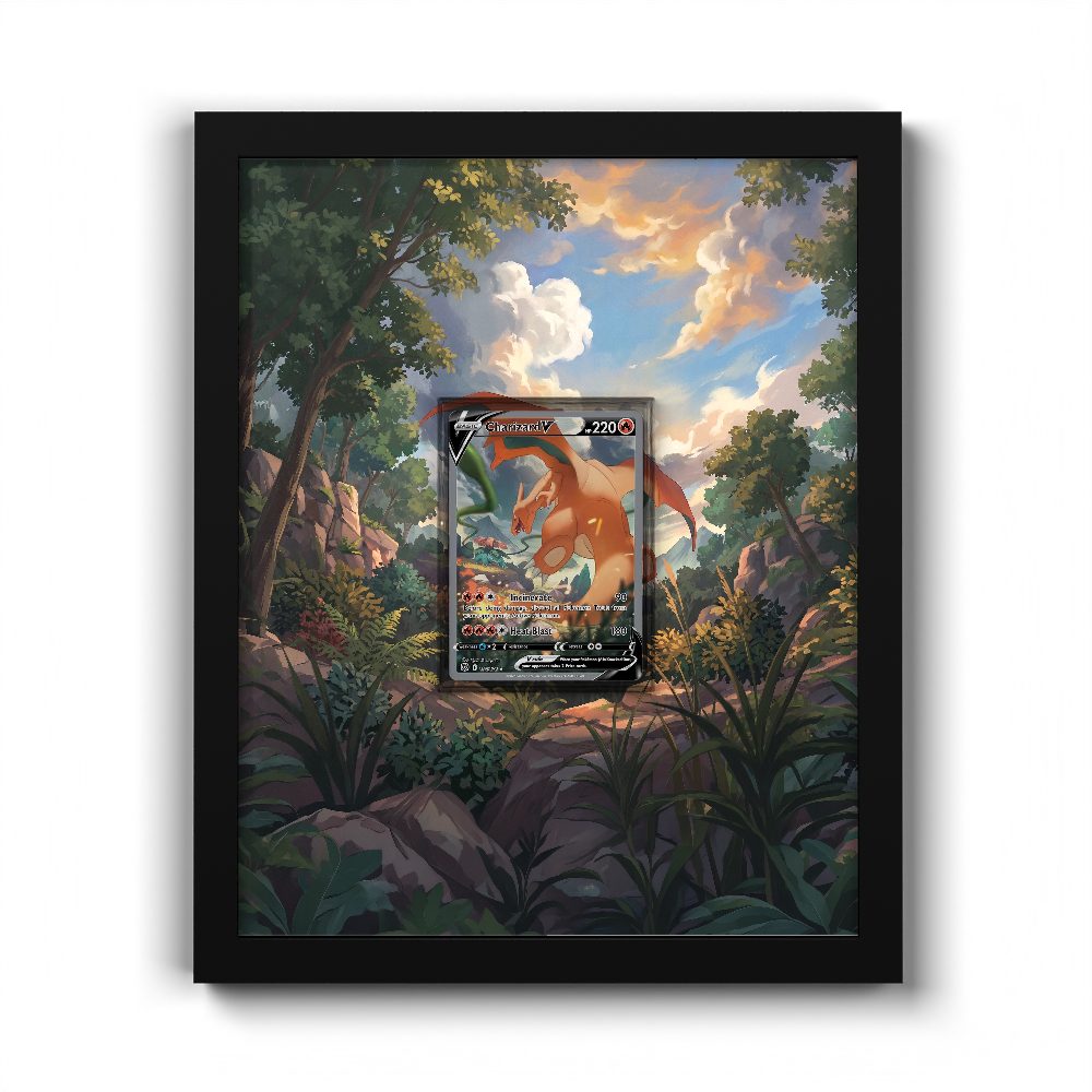154/172 Charizard V - Extended Artwork Pokemon Card Frame