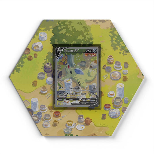 155/163 Tyranitar V - Extended Artwork Pokemon Card Display