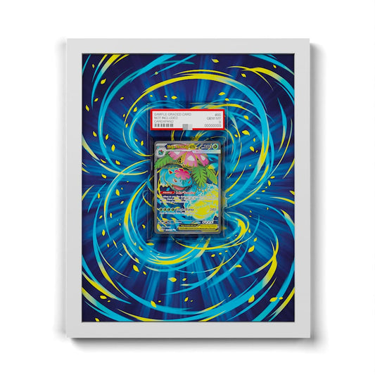 155 Mega Venusaur EX - Extended Artwork Framed Pokemon Card Display