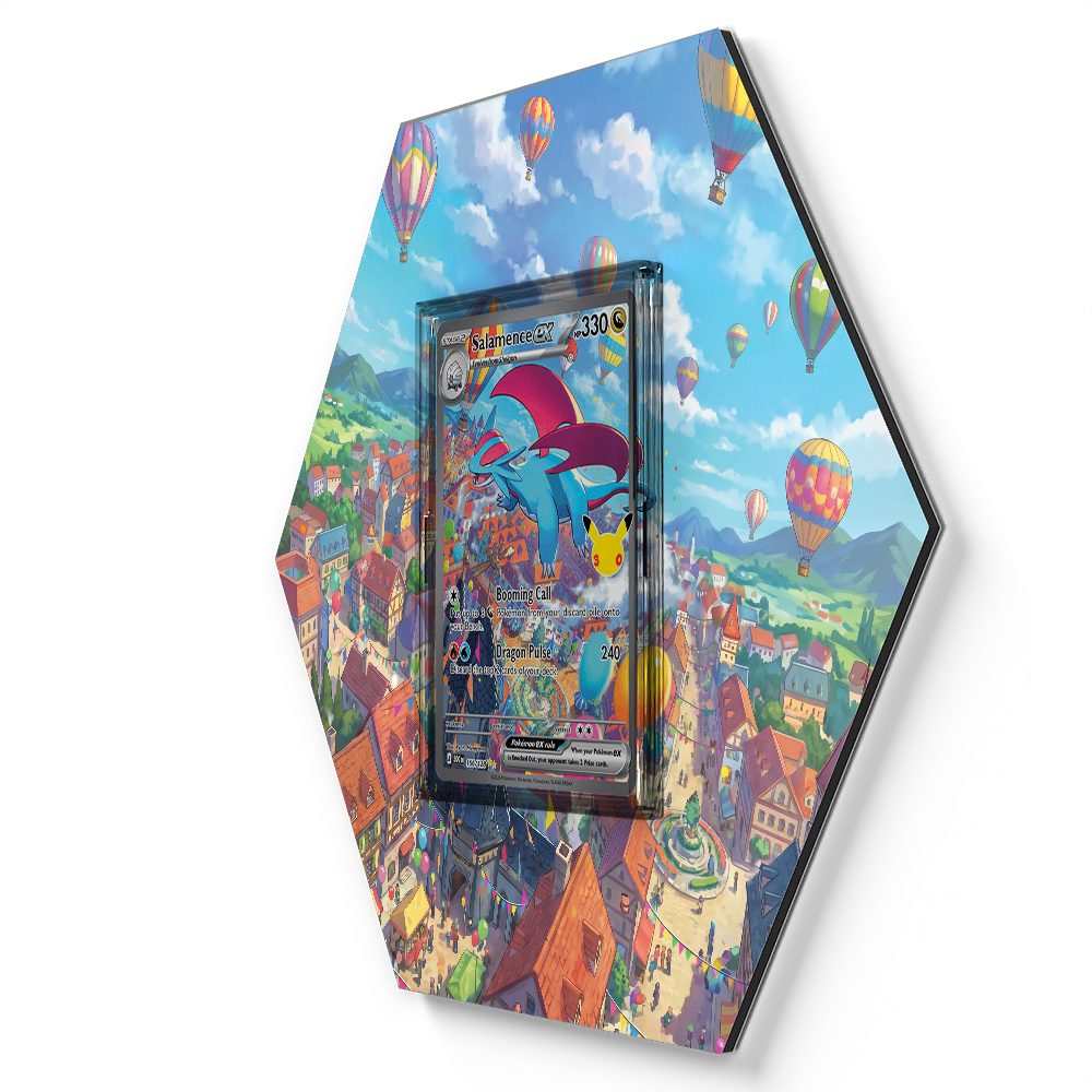 156/128 Salamence ex - Extended Artwork Pokemon Card Display