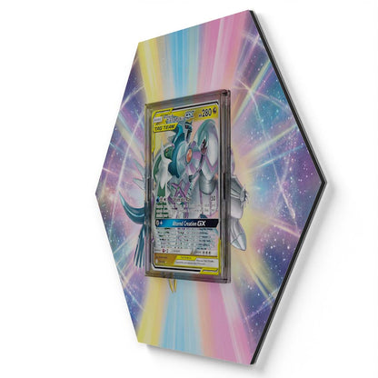 156/236 Arceus & Dialga & Palkia GX - Extended Artwork Pokemon Card Display
