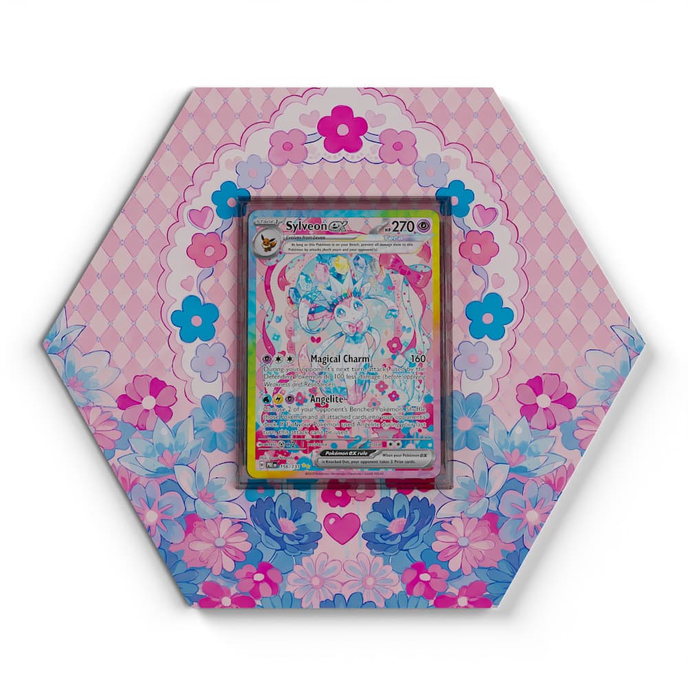 156/131 Sylveon EX - Extended Artwork Pokemon Card Display