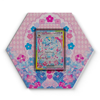 156/131 Sylveon EX - Extended Artwork Pokemon Card Display