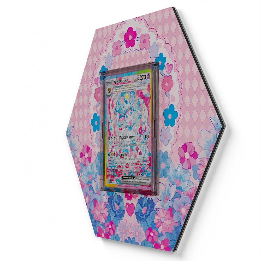 156/131 Sylveon EX - Extended Artwork Pokemon Card Display