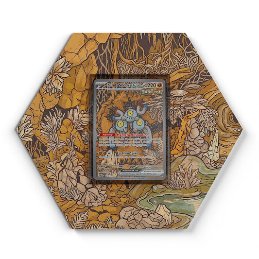 159/131 Sandy Shocks EX - Extended Artwork Pokemon Card Display