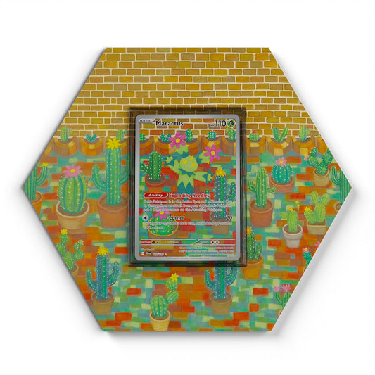 160/159 Maractus - Extended Artwork Pokemon Card Display
