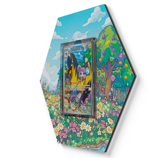 163/159 Iono's Kilowattrel - Extended Artwork Pokemon Card Display
