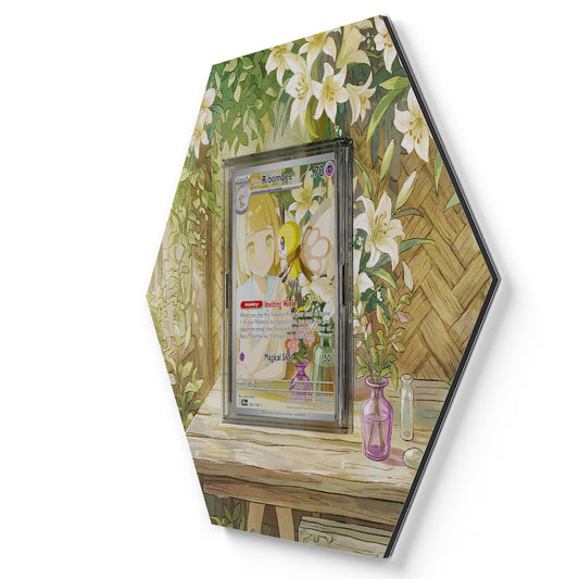 164/159 Lillie's Ribombee - Extended Artwork Pokemon Card Display