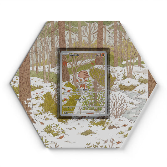 165/159 Swinub - Extended Artwork Pokemon Card Display