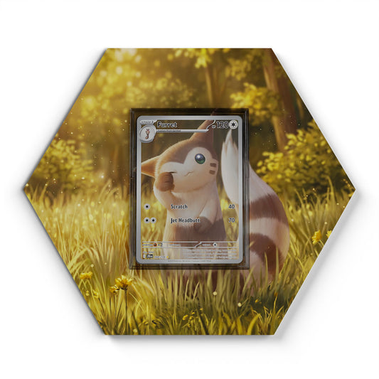 168/159 Furret - Extended Artwork Pokemon Card Display
