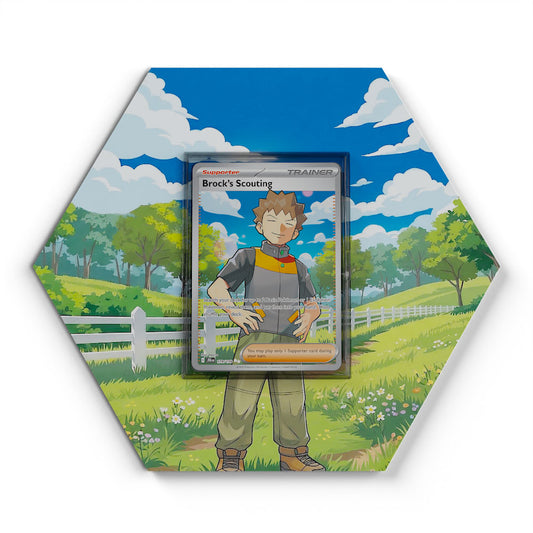 179/159 Brock's Scouting - Extended Artwork Pokemon Card Display