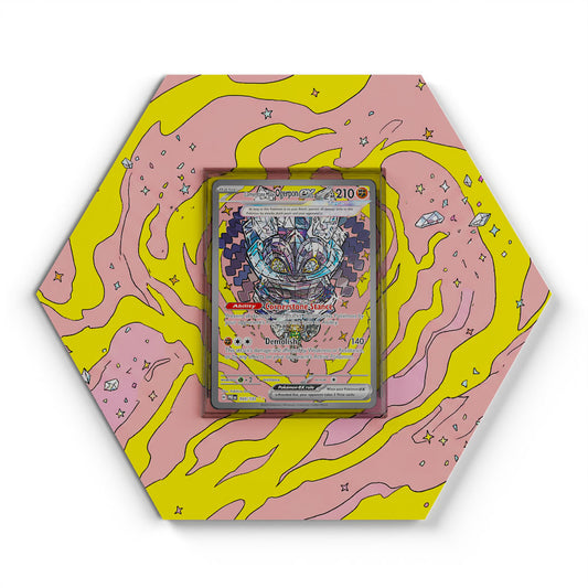160/131 Cornerstone Mask Ogerpon EX - Extended Artwork Pokemon Card Display
